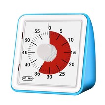 60 Minutes Visual Analog Timer Silent Countdown Clock Time Management - £23.06 GBP