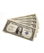 Lot of 20 Consecutive 1935-H Silver Cerficates in UNC Condition - $608.43 CAD