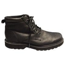 Rockport Northfield Plain Toe Boots Mens Sz 8.5 Black Leather Waterproof... - $50.85