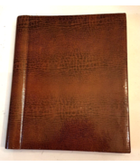 USED VTG Magnetic Photo Album Junk Journal Recipe Scrap Book 20 pg edges... - $9.84