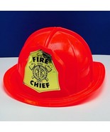 Tim Mee plastic fireman firemen helmet fire chief rescue toy vintage vtg... - £54.71 GBP