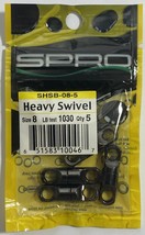 SPRO Heavy Swivel Size 8 Package of 5 1030Lb Test - £12.57 GBP