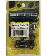 SPRO Heavy Swivel Size 8 Package of 5 1030Lb Test - €13,98 EUR