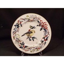 Lenox Winter Greetings Accent Plate(s) - Gold Finch - $66.23