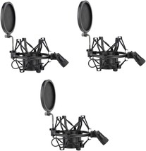 Milisten 3 Sets Microphone Mount Microphone Holder For Microphone Stand - $64.98