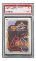 Wayne Gretzky 2008 Upper Deck Masterpieces #17 Sammelkarte PSA/DNA Mint 9 - £54.10 GBP