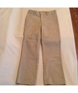 Size 12 Regular Nautica pants uniform khaki flat front new boys - £10.37 GBP