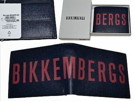 BIKKEMBERGS Portefeuille Homme 100% Cuir BK02 T1G - £61.37 GBP