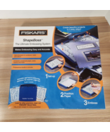 Fiskars Shape Boss Ultimate Embossing System Stencil Set NEW Card Scrapbook - $13.95