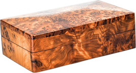 BAZAARDI Hand Carved Wooden Multipurpose Keepsake Jewelry Decorative Art Box Sto - £44.68 GBP