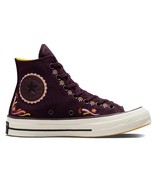 Converse Embroidered Dia De Muertos Day of Dead Canvas High Tops Shoes U... - $150.43 CAD
