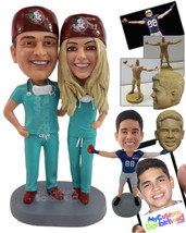 Personalized Bobblehead God loking Surgical Medical Doctors ready to tend the wo - £123.62 GBP