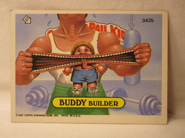 1987 Garbage Pail Kids trading card #342b: Buddy Builder - £2.75 GBP