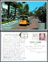 FLORIDA Postcard - Miami Beach, Lincoln Mall, Sightseeing Tram A40 - £2.32 GBP