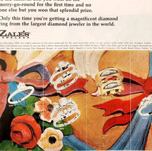 1966 Zales Jewelers Diamond Rings Advertisement Vintage Jewelry DWII31 - $368.38 MXN
