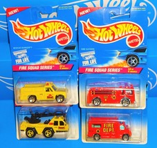 Hot Wheels 1996 Lot Fire Squad Series Fire Eater Ambulance Ranger Flame Stopper - £7.91 GBP