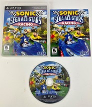 Sonic Sega All-Stars Racing Playstation 3 PS3 &quot;E&quot; Complete with Manual VGC - £10.08 GBP