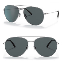 OLIVER PEOPLES AIRDALE OV1286 Silver Gray Polarized Glass Sunglasses 128... - £280.93 GBP