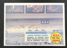 1969 Topps Man On The Moon #35A Launch Control Center Kennedy Space Center EX - $9.49