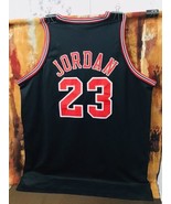 Michael Jordan Original Nike 1997-98 Chicago Bulls Black Jersey Size 50 ... - £236.70 GBP