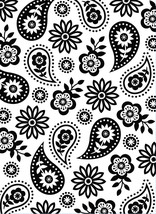 Embossing Folder Floral Paisley 4.25 X 5.75 Inches - £15.80 GBP