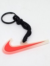 Nike Swoosh Rubber Strap Keychain / Key Ring / Bag Charm - NEW Unused - £13.23 GBP