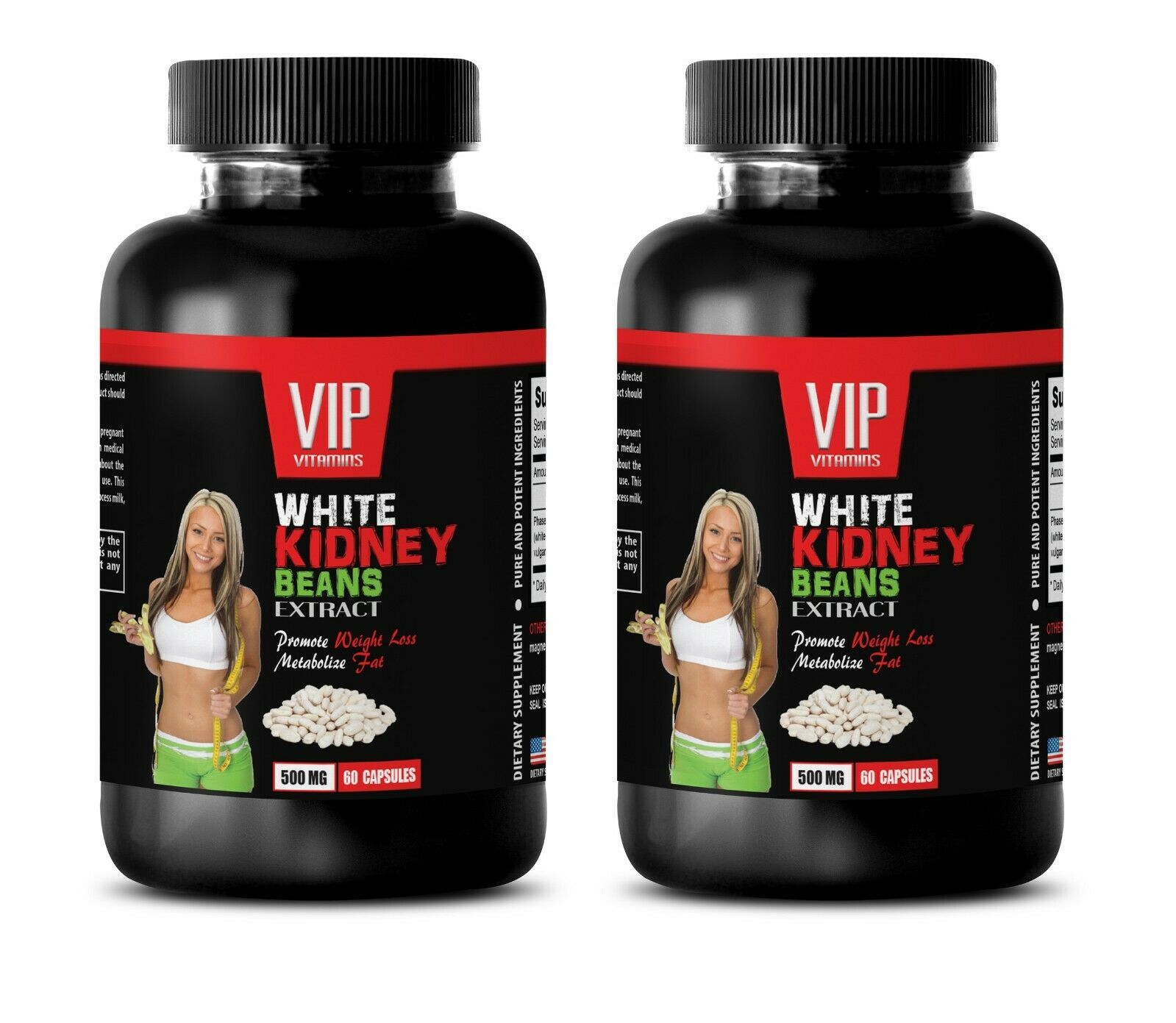 weight loss supplement - White Kidney Beans 500mg - weight loss capsules 2B - $28.01