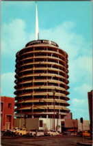 Vtg Postcard, The Capitol Tower, Hollywood, CA, Vine Street, Capitol Records - £4.38 GBP