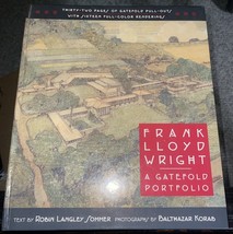 Frank Lloyd Wright : A Gatefold Portfolio by Robin Langley Sommer Hardcover - £11.68 GBP