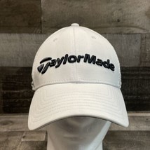 Taylormade Hat Cap Strap Back White Black Stealth TP5 Golf Golfing Golfe... - $24.75