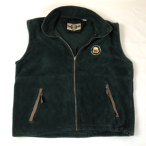 Portsmouth Brewery NH Embroidered Fleece Zip Vest Men&#39;s Size Large Brew ... - $39.59