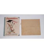 Vtg American Greetings Graduation Card Cute Adorable Ephemera - $9.99