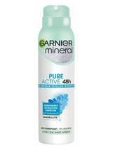 Garnier Mineral SPRAY PURE Active 72h antiperspirant 150ml-FREE SHIP - £8.75 GBP