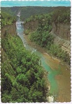 Postcard Castile New York Inspiration Point Letchworth State Park - £3.11 GBP