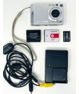 WORKING Sony DSC W200 Silver Digital Camera w/ Battery + Charger + Memor... - $177.99 CAD