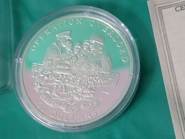 Operation Overlord America At War Proof Limited Coin 20 Dollars Sterling 2003 - £46.84 GBP