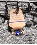 BABY BRACELET HAND MADE WITH GLASS BEAD HEART - $294.44 MXN