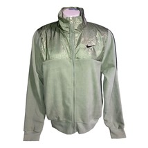 Nike Women&#39;s L Winter Stardust Plush Jacket Green DQ6778 334 - £54.48 GBP