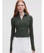 LULULEMON Define Cropped Jacket Nulu Rainforest Green 12 NEW SAME DAY US... - $250.09 CAD