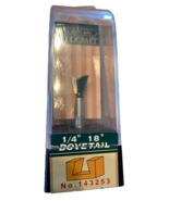 Woodcraft, 1/4&quot; 18 Degree, 1/2&quot; Diameter. Dovetail Router Bit, no. 14325... - $16.92 CAD