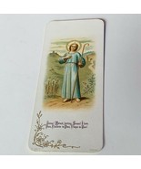Holy prayer card vtg paper ephemera Catholic Christian Jesus Christ shep... - £13.44 GBP