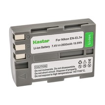 Kastar EN-EL3e Replacement Lithium-Ion Battery for Nikon Digital SLR D700, D300, - $21.99