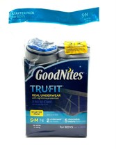 Goodnites Trufit Boys Real Underwear Nighttime Protection Starter Pack S/M New - £26.46 GBP