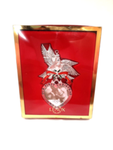 Lenox 2003 Our First Christmas Turtle Doves Hanging Photo Ornament NIB - $7.70