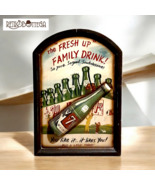 Very Rare Vintage Wooden 3D Sign Advertising Soft Drink 7 Up - $4,240.98 MXN