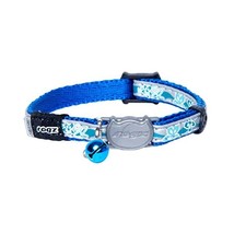 Kruuse Rogz Catz Night Cat Floral Collar, Blue  - $23.16 CAD