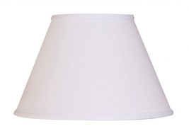 12&quot; White Premium Empire Slanted No Slub Lampshade - $111.82