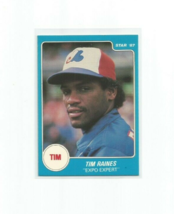 Tim Raines (Montreal Expos) 1987 Star &quot;Expo Expert&quot; Card #1 - £5.31 GBP
