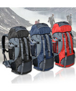 Outdoor Travel Sport Hiking Camping Backpack 70L Rucksack Shoulder Bag L... - $1,075.02 MXN