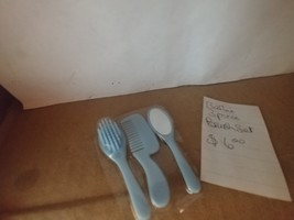 Barbie or Other Doll 3 Piece Hair Accessories Comb Brush Mirror Blue - $6.00